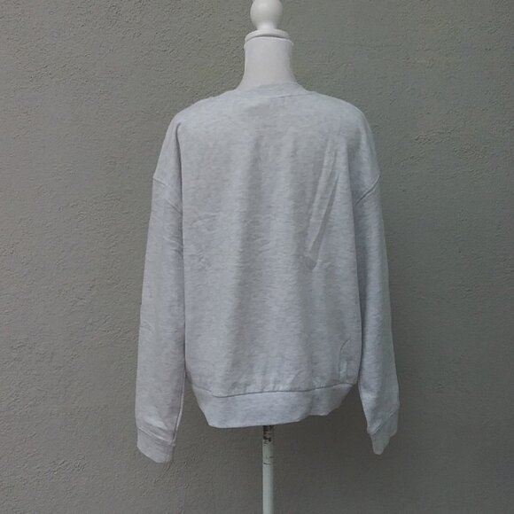 VANS Sweatshirt Unisex Med Gray Burgandy Crewneck Pullover Graphic California - Picture 4 of 5